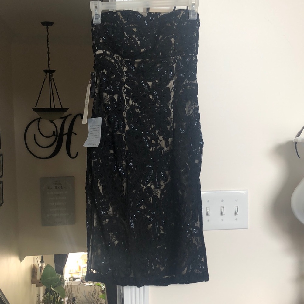 Black cocktail dress